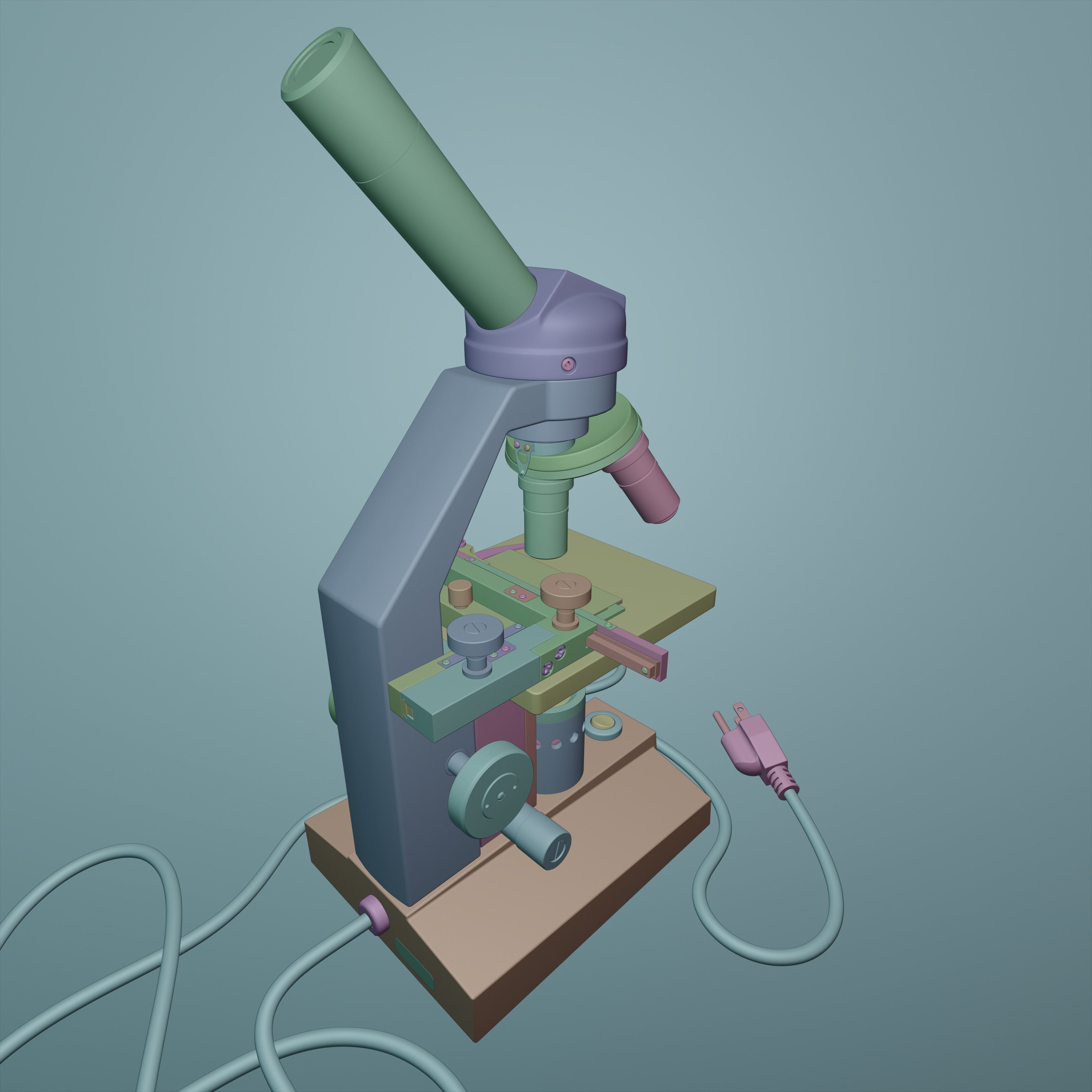 Microscope 3D model_31