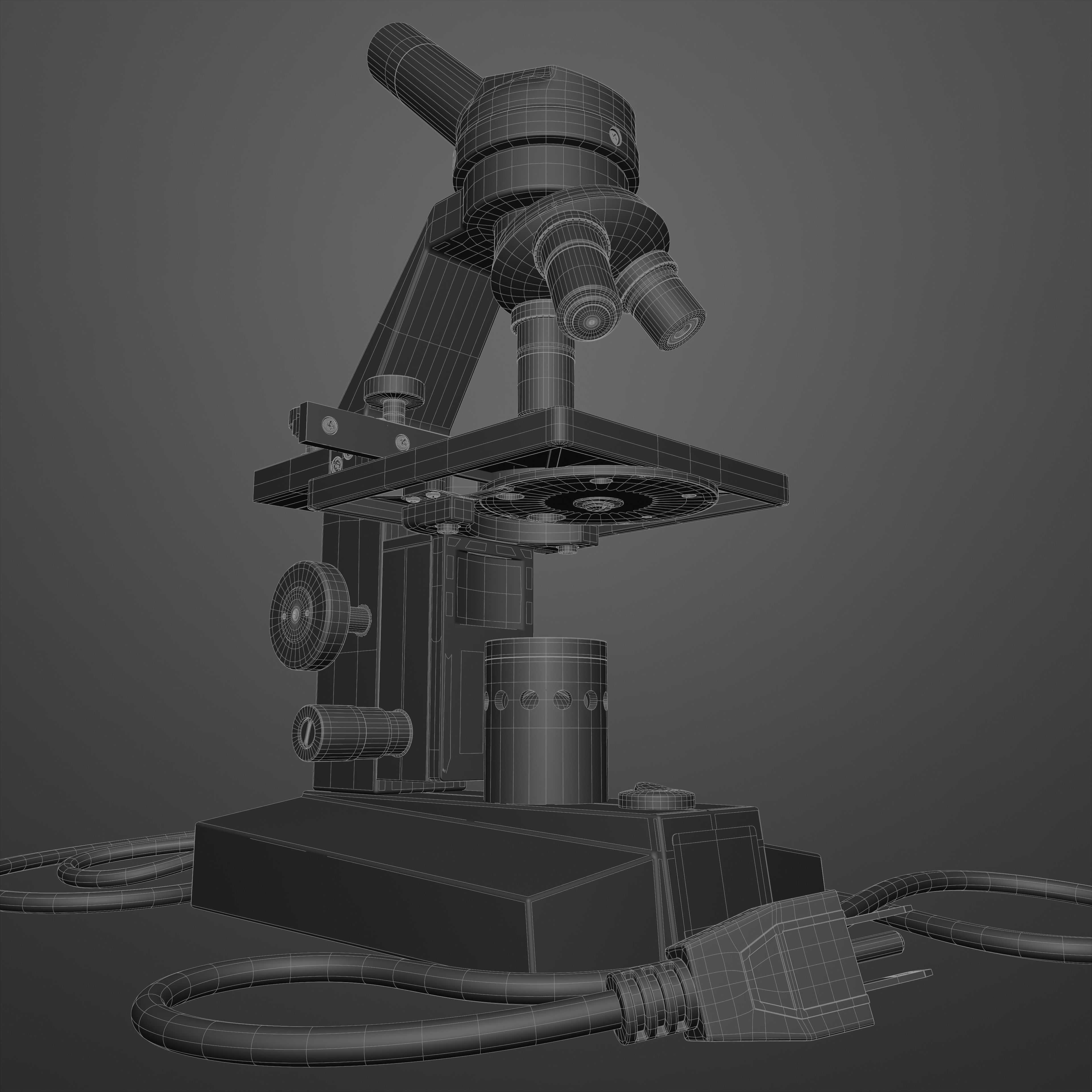 Microscope 3D model_23