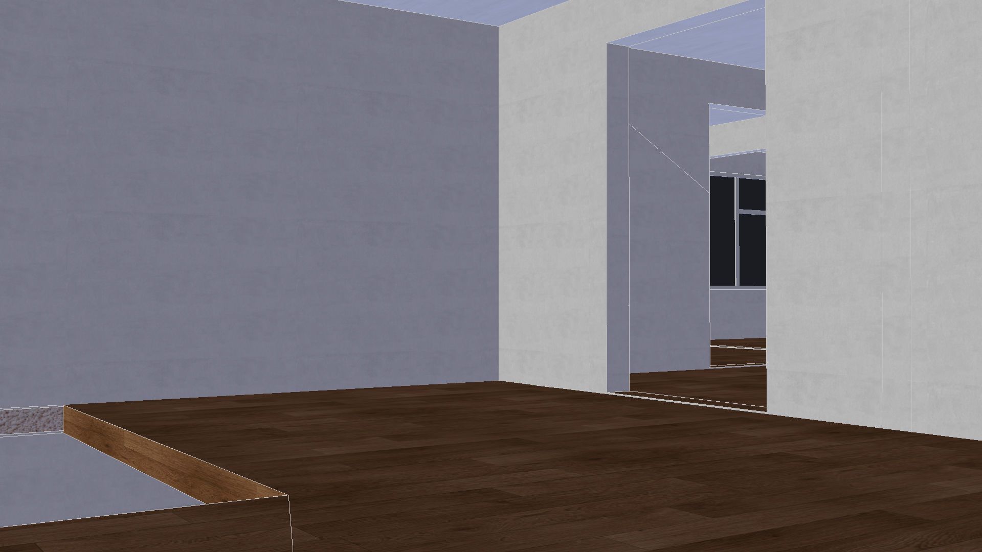 Private house 2 Low-poly 3D model_3