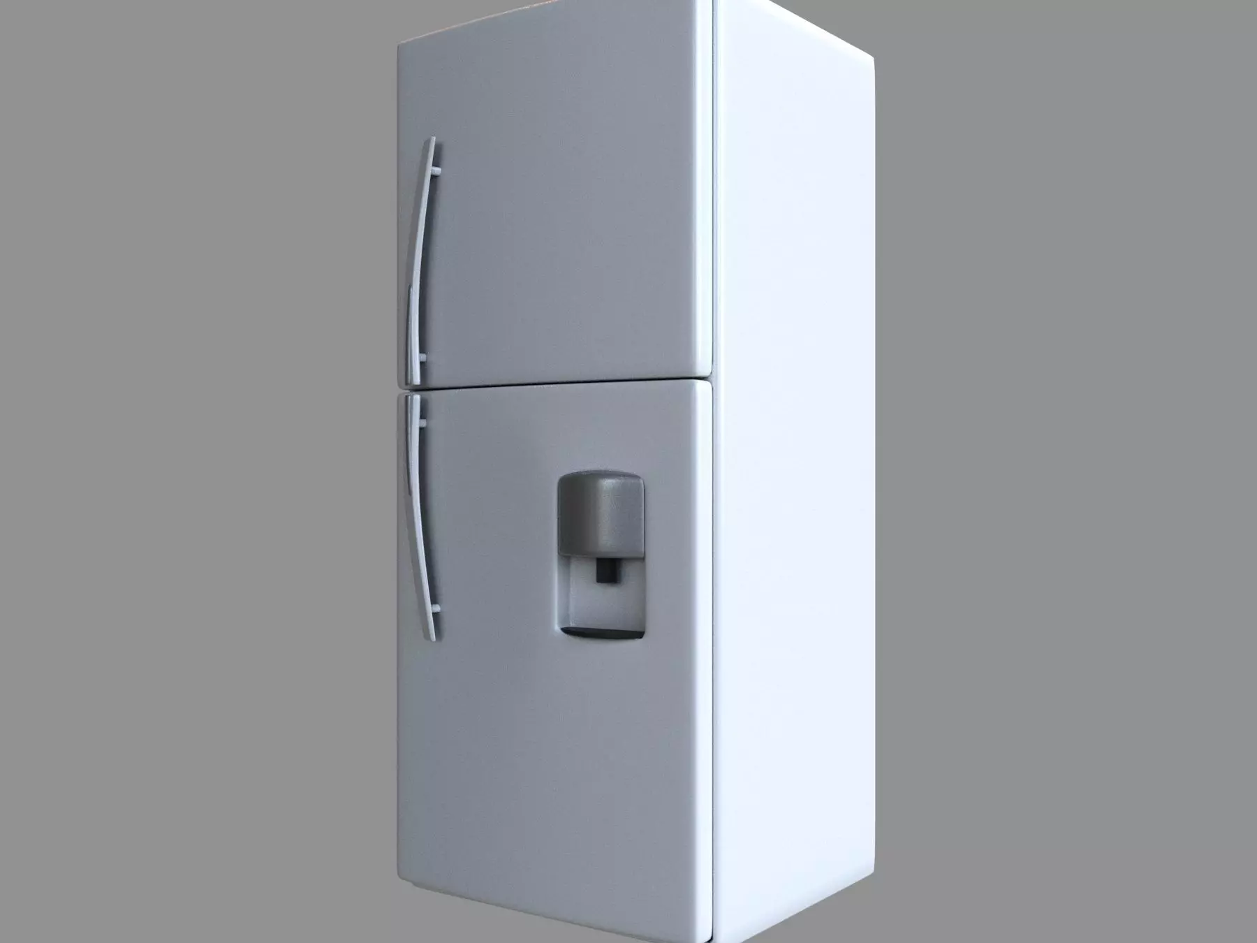 Fridge refrigerator Low-poly 3D model_0