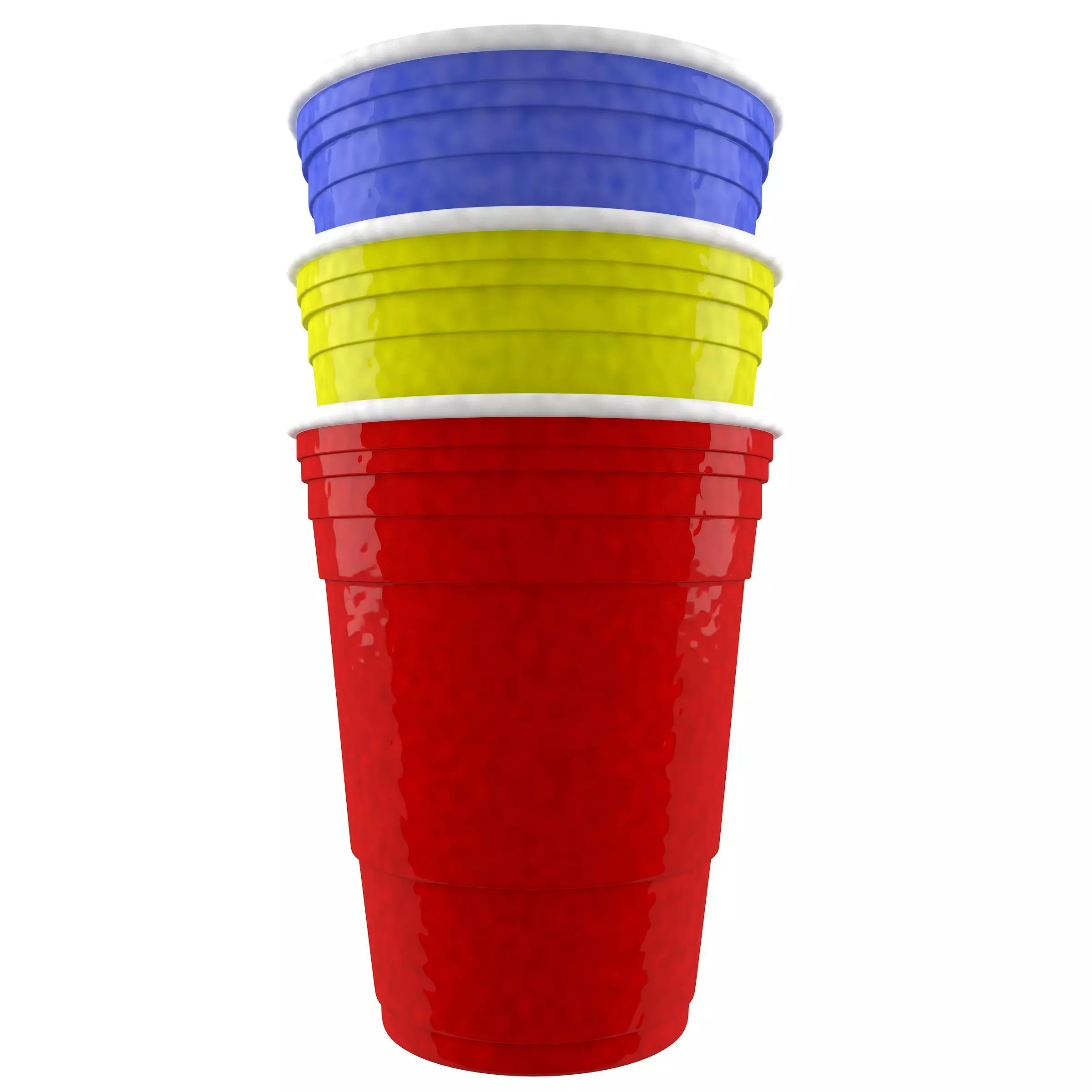 Solo Cup all color 3D model_0