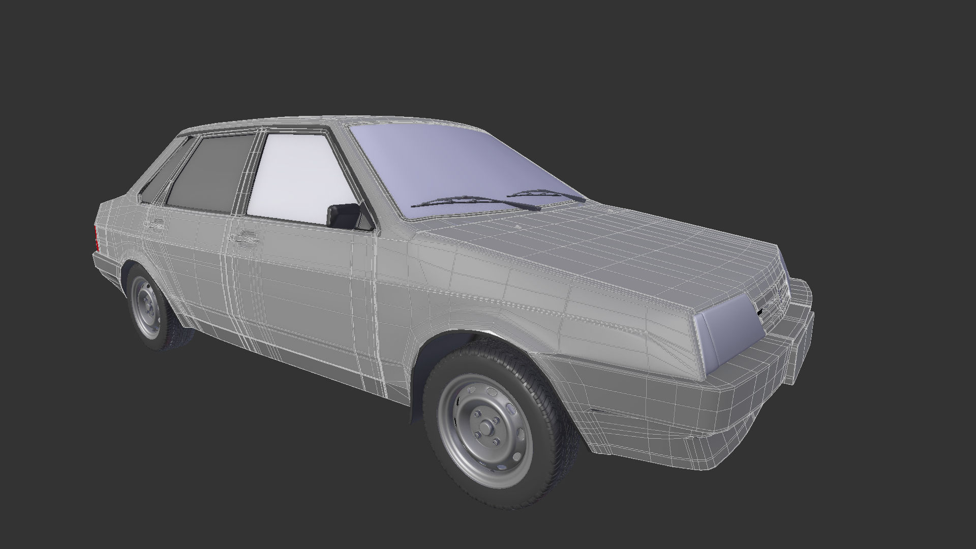 Lada 21099 3D model_10