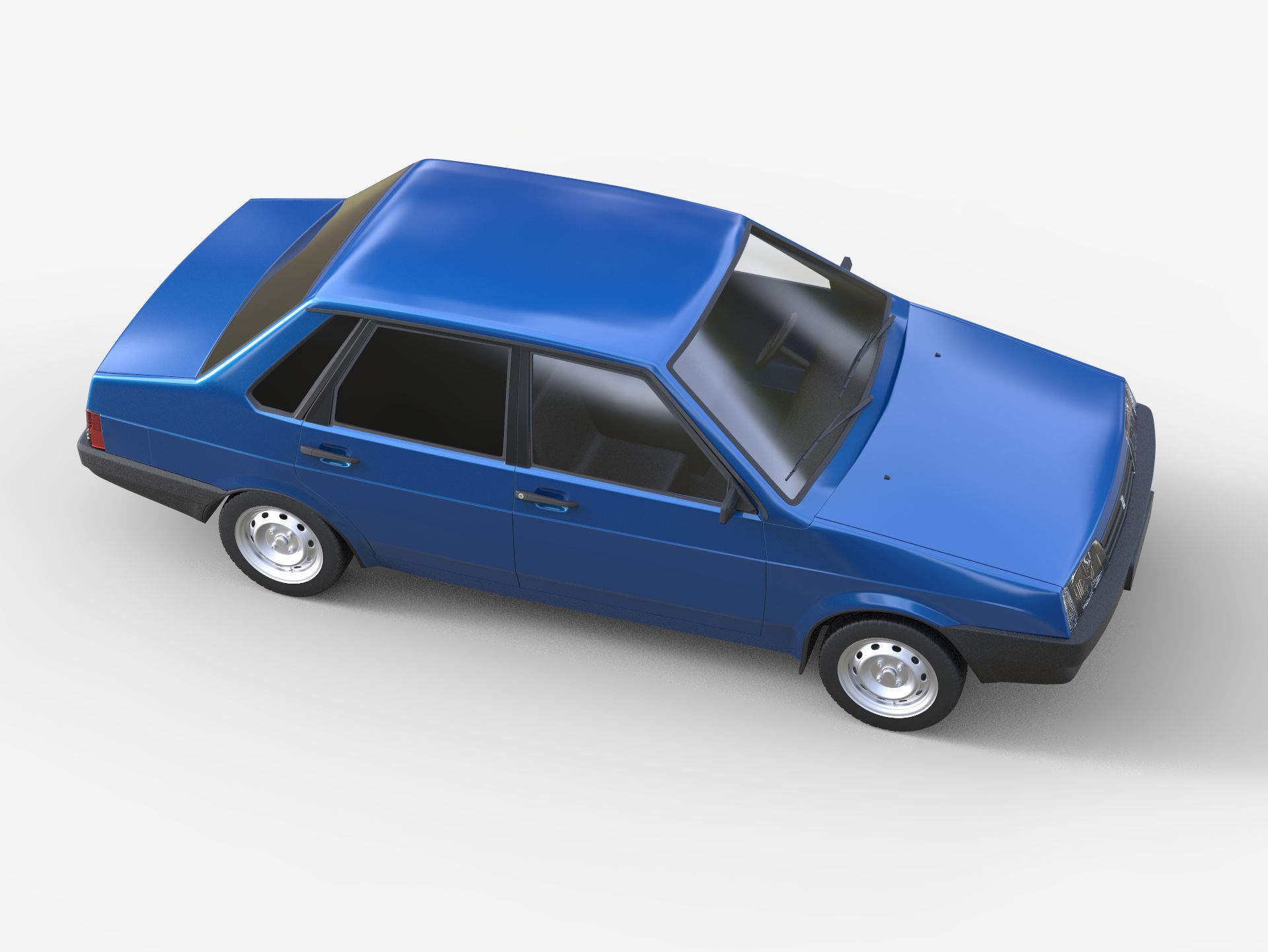 Lada 21099 3D model_4