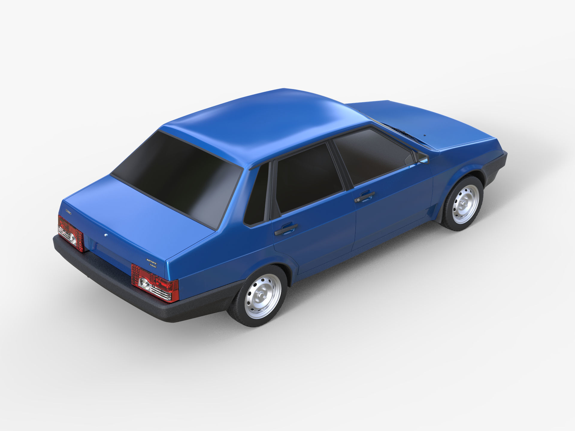 Lada 21099 3D model_3