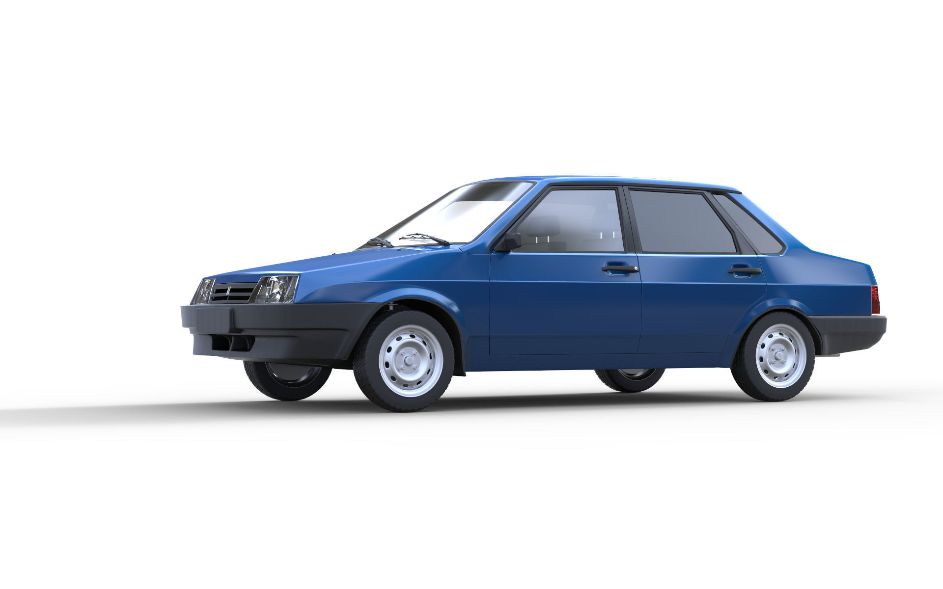 Lada 21099 3D model_2