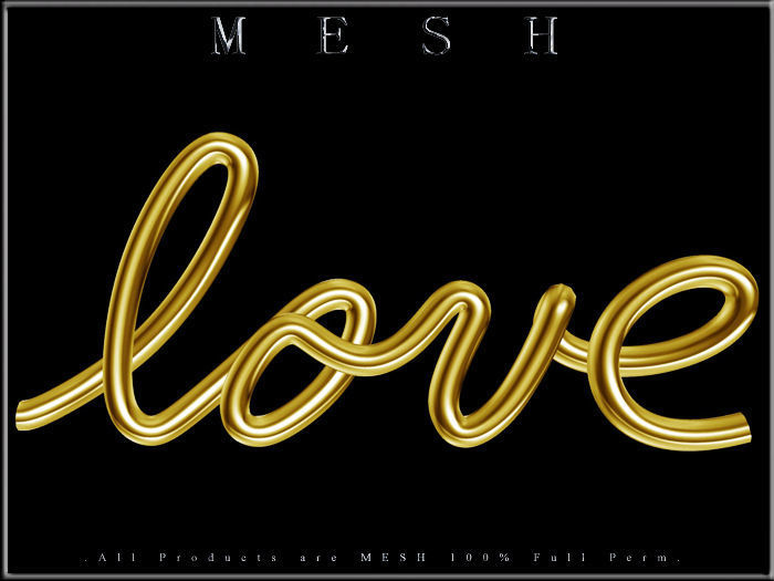 Wire Love Low-poly 3D model_3