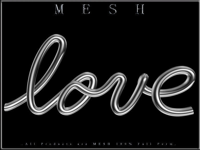 Wire Love Low-poly 3D model_1