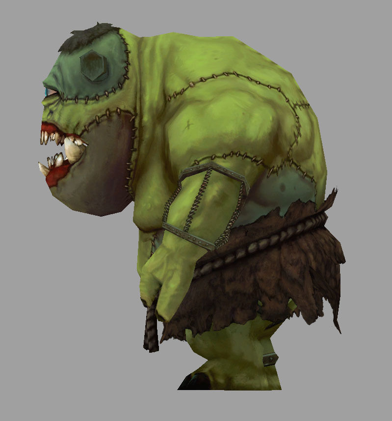 beast man Low-poly 3D model_1