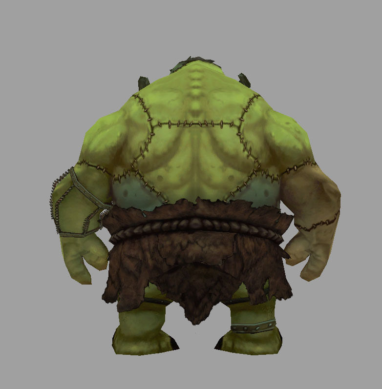 beast man Low-poly 3D model_3