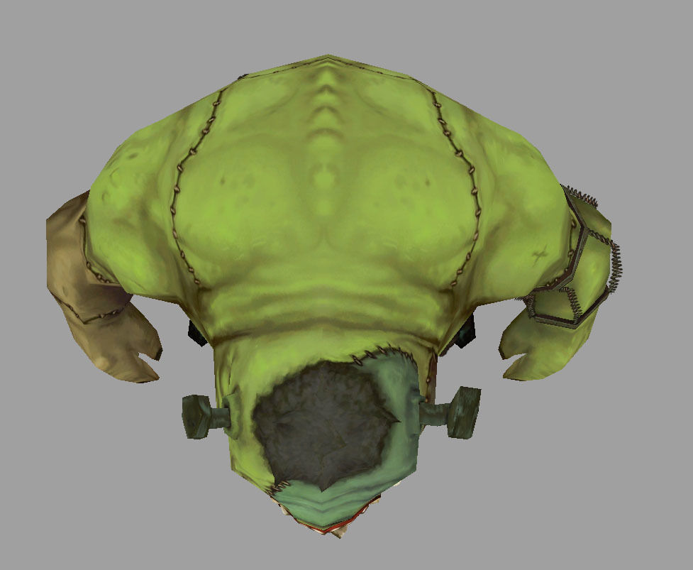 beast man Low-poly 3D model_4