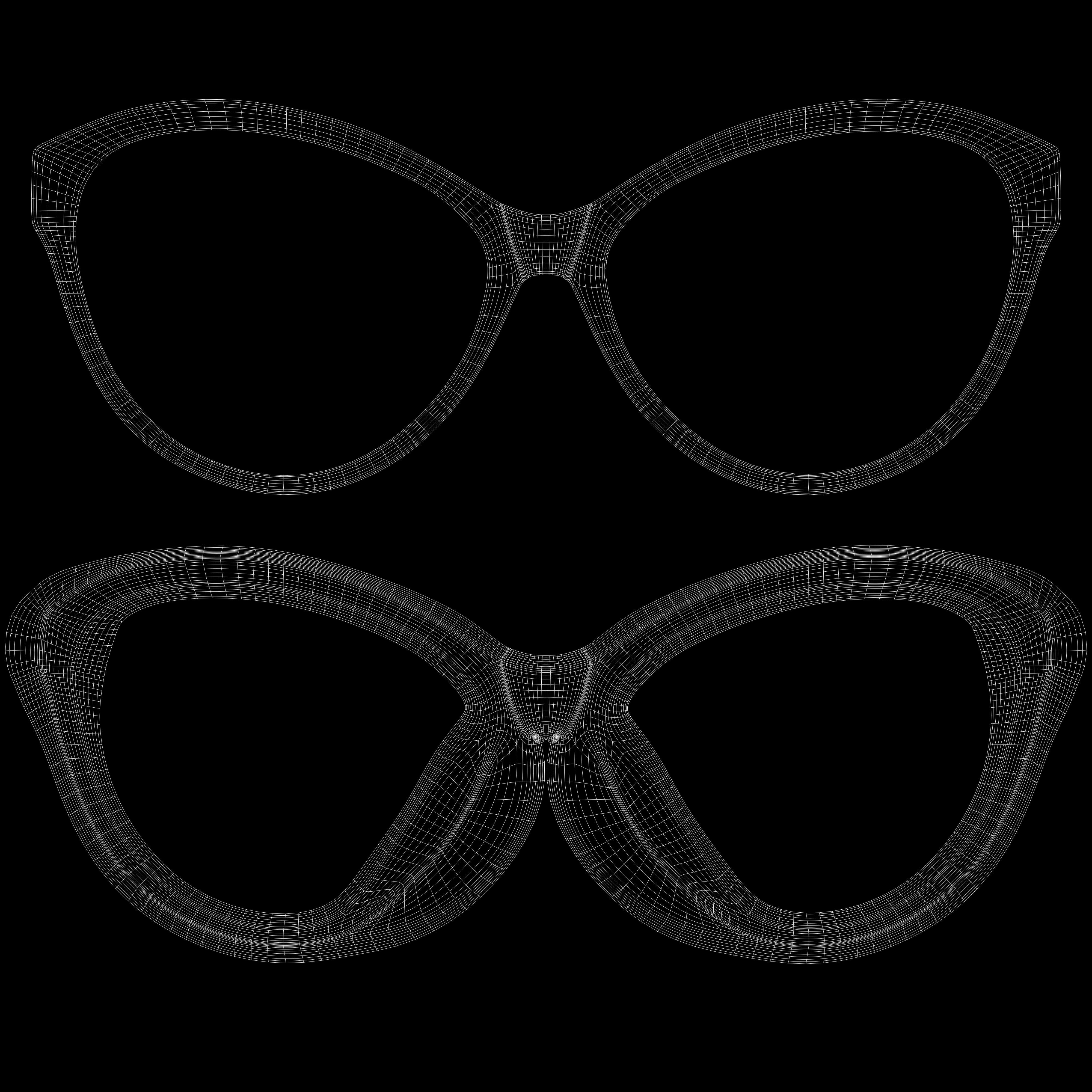 Eyeglasses for Men and Women 3D print model_3