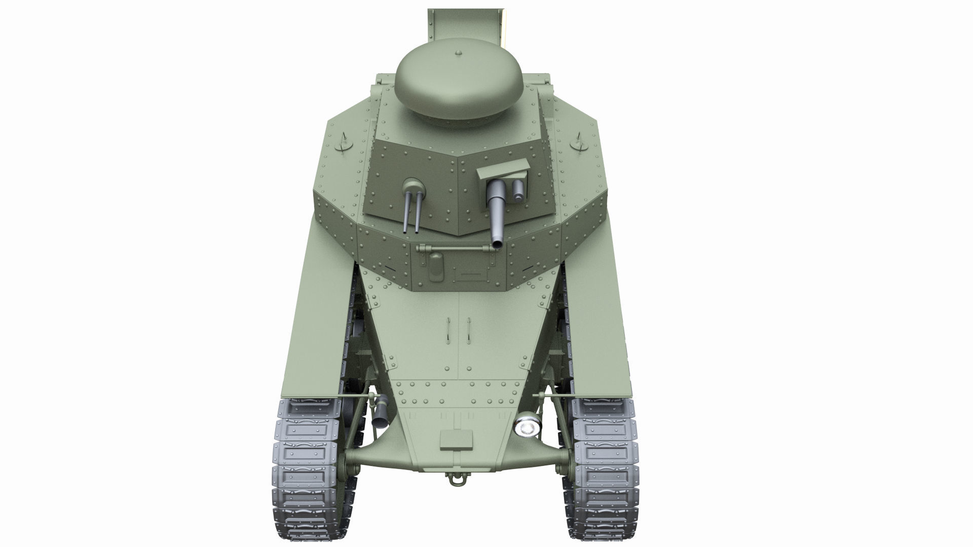 T-18 MS-1 Soviet Light Tank 3D model_7