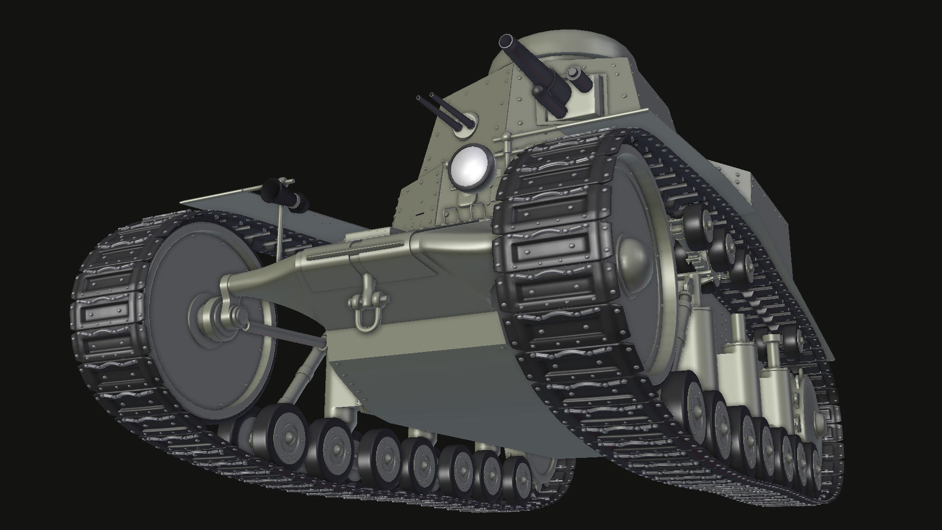 T-18 MS-1 Soviet Light Tank 3D model_18