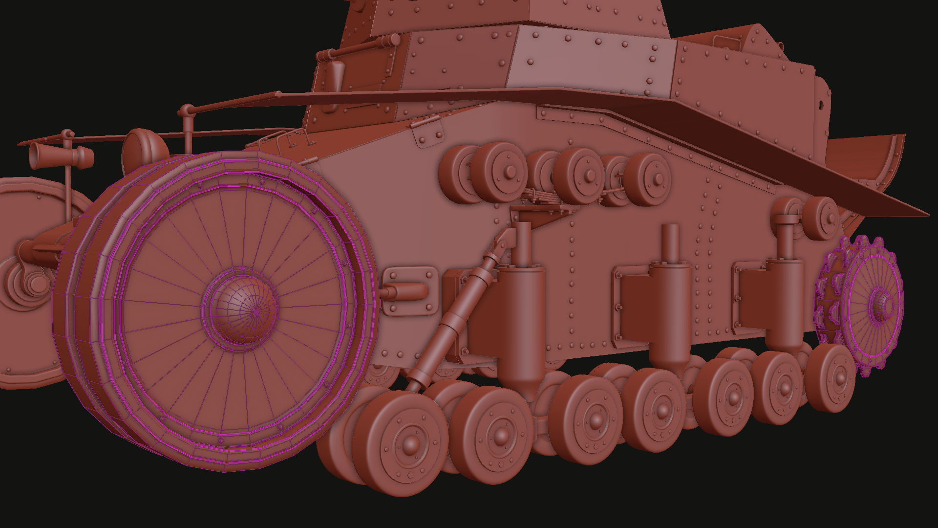 T-18 MS-1 Soviet Light Tank 3D model_31