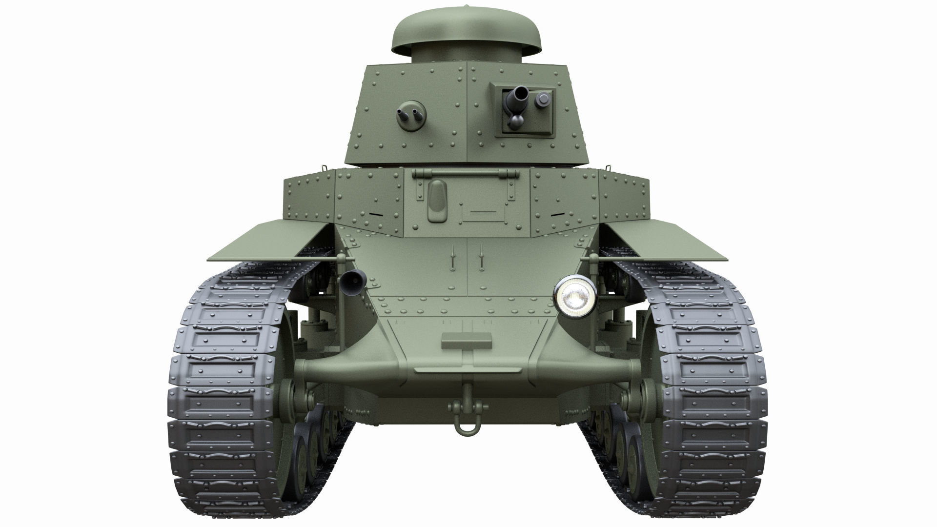T-18 MS-1 Soviet Light Tank 3D model_11
