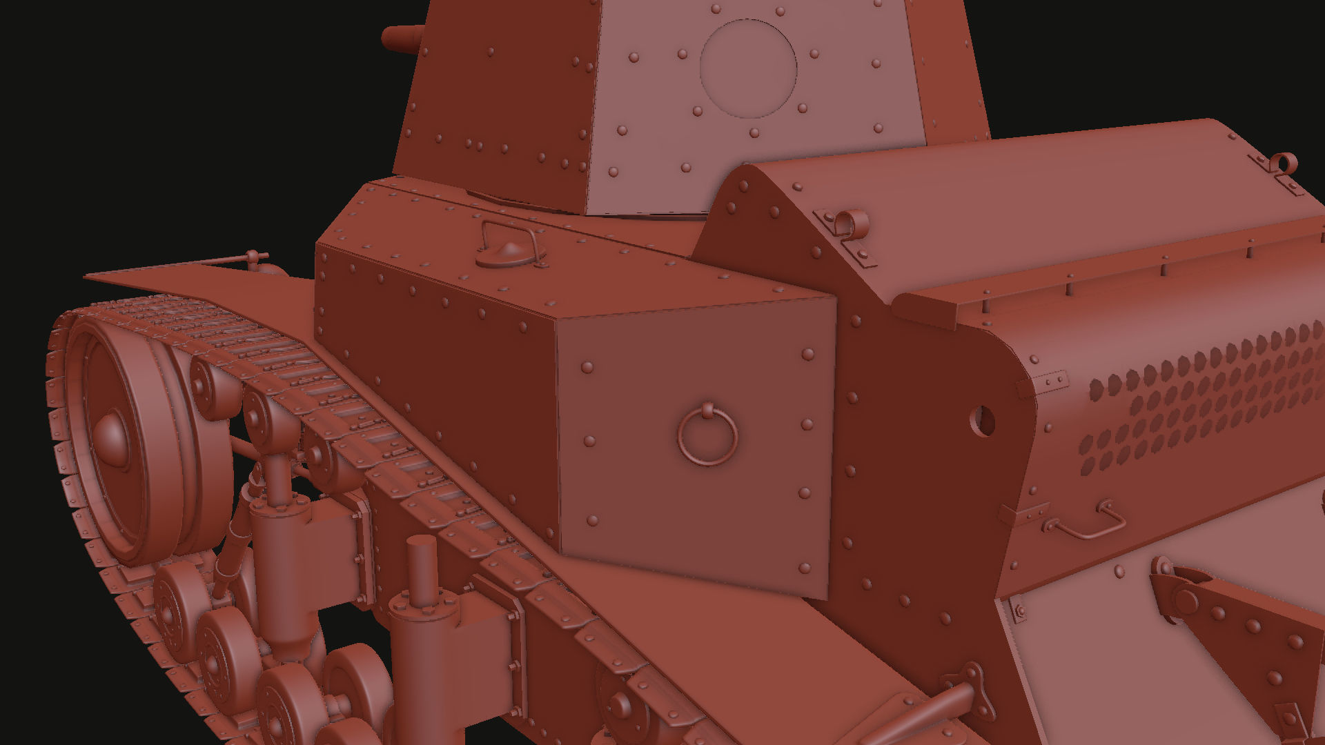 T-18 MS-1 Soviet Light Tank 3D model_34