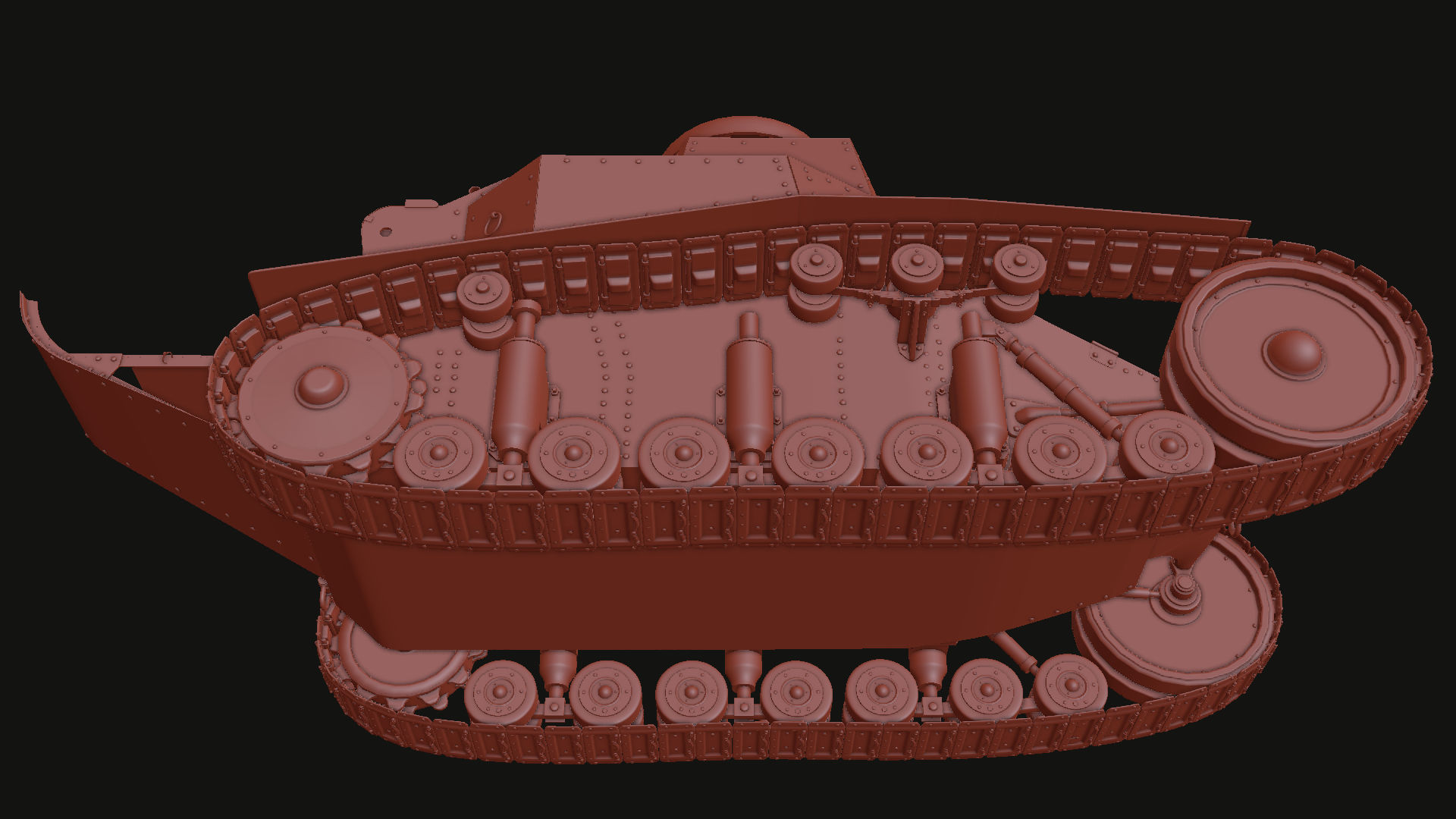 T-18 MS-1 Soviet Light Tank 3D model_26