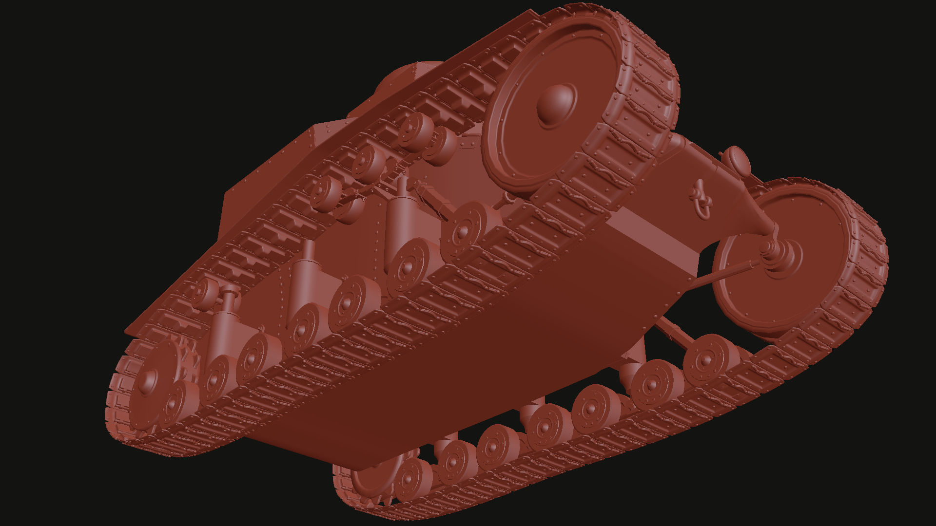 T-18 MS-1 Soviet Light Tank 3D model_35