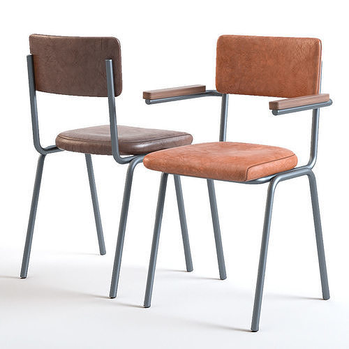 Chair Lifestyle School 3D model