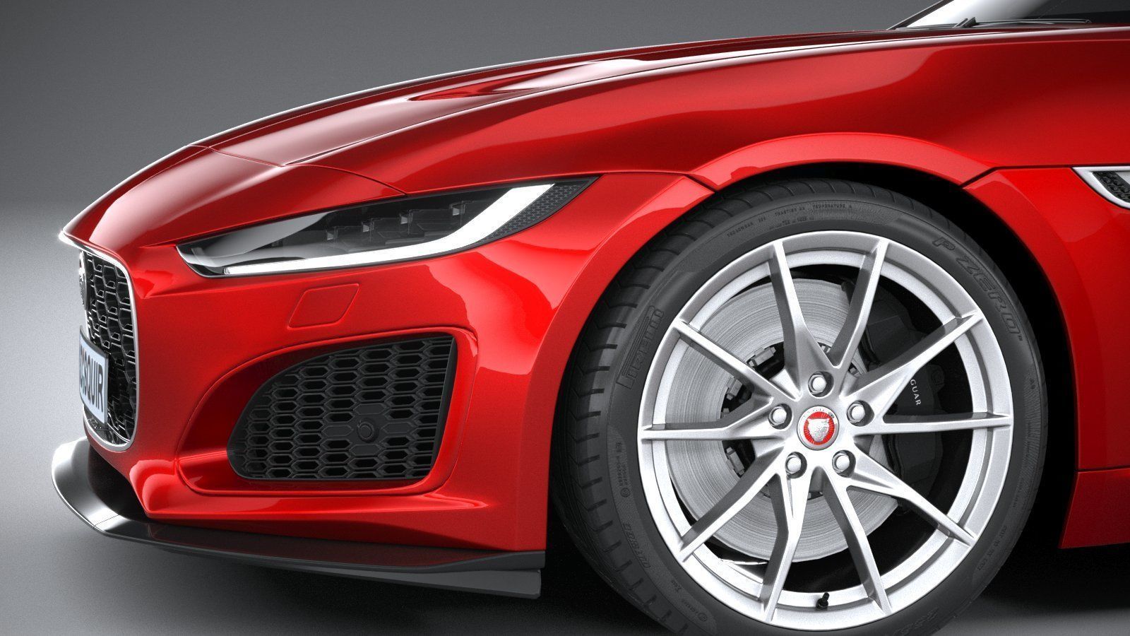 Jaguar F-Type Regular Coupe 2021 3D model_3