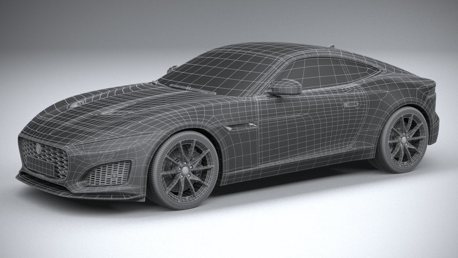 Jaguar F-Type Regular Coupe 2021 3D model_31