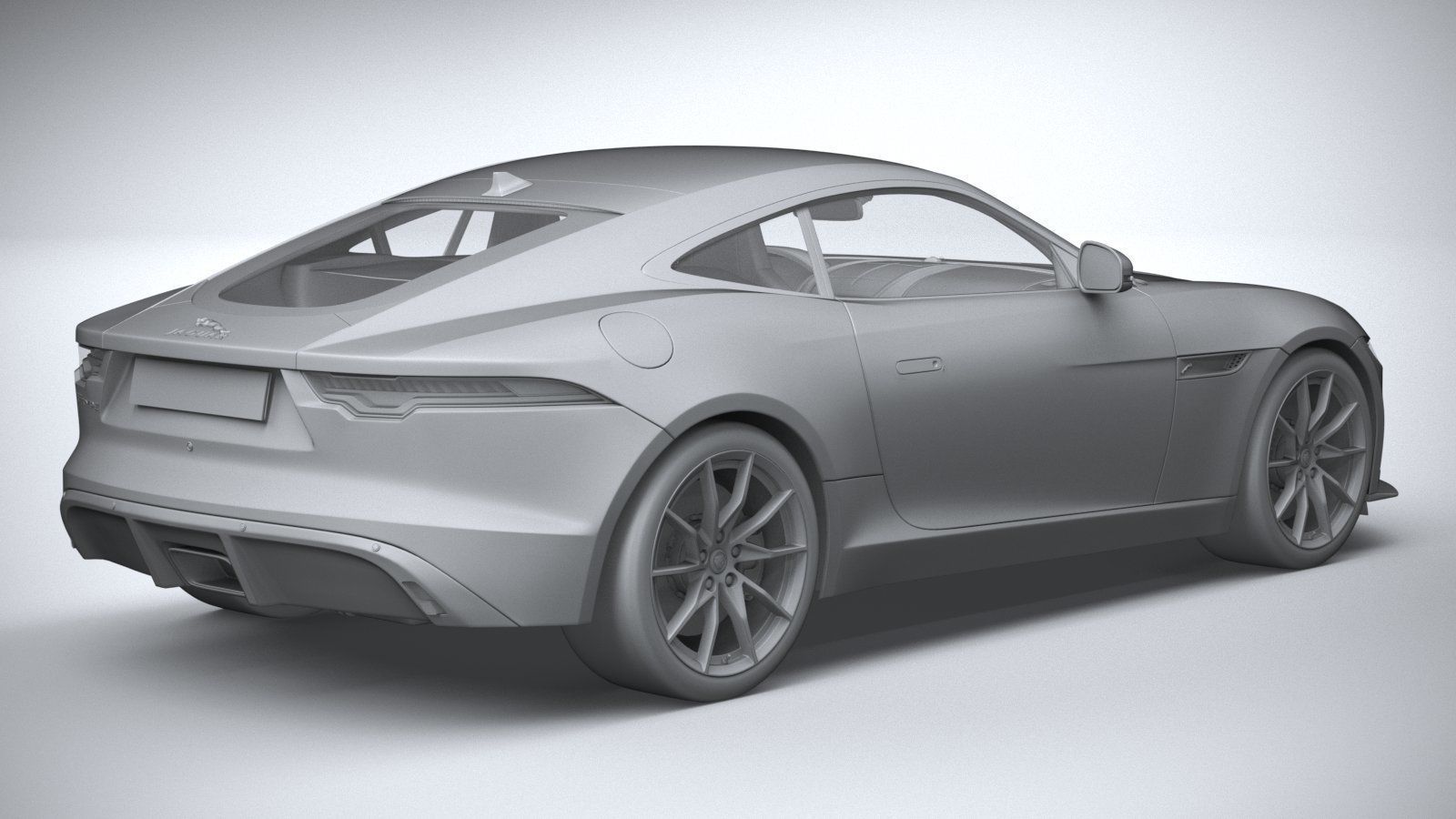 Jaguar F-Type Regular Coupe 2021 3D model_25