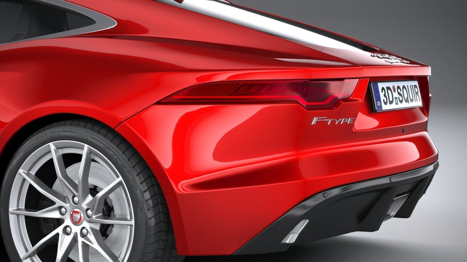 Jaguar F-Type Regular Coupe 2021 3D model_6