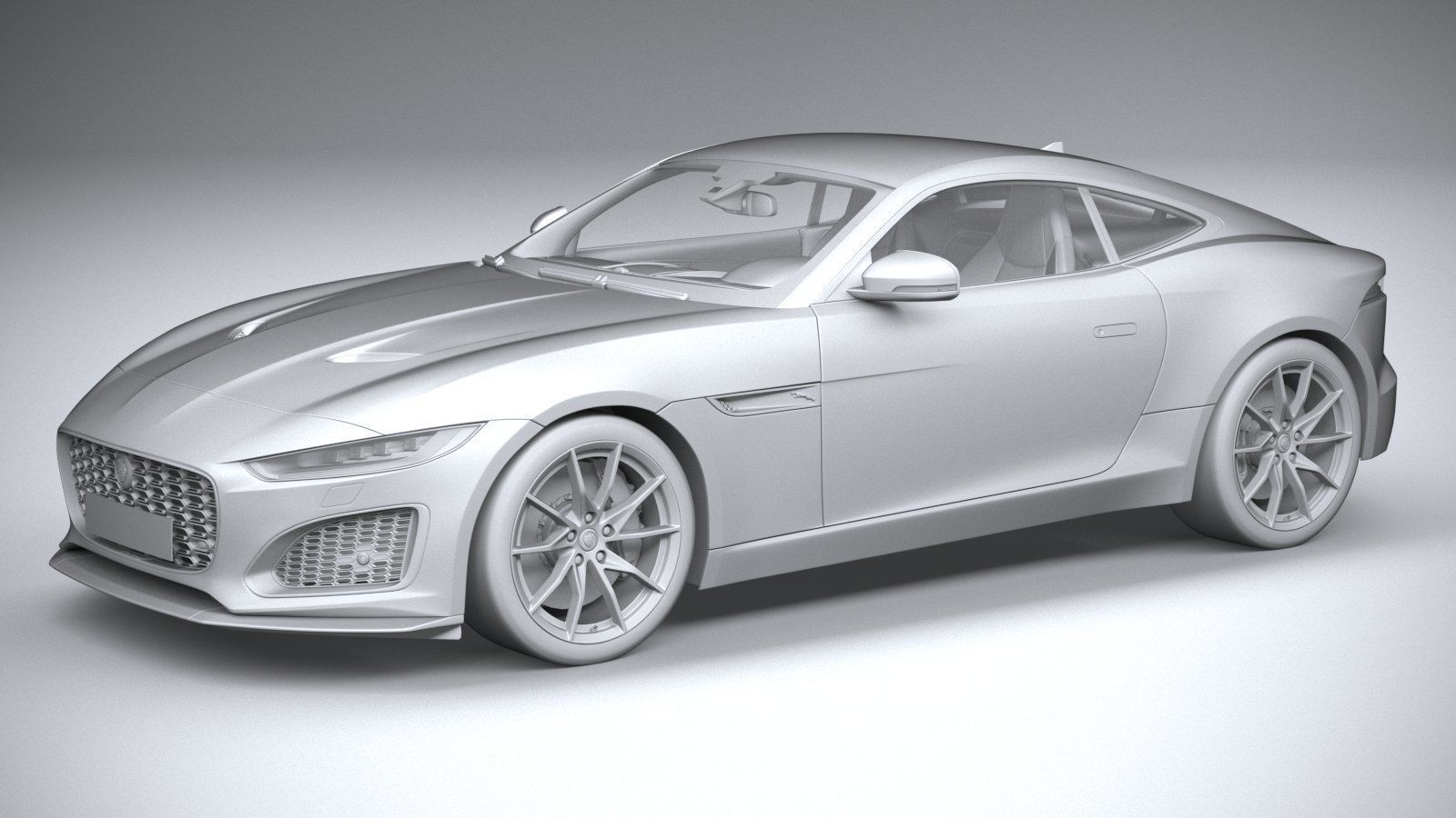 Jaguar F-Type Regular Coupe 2021 3D model_19