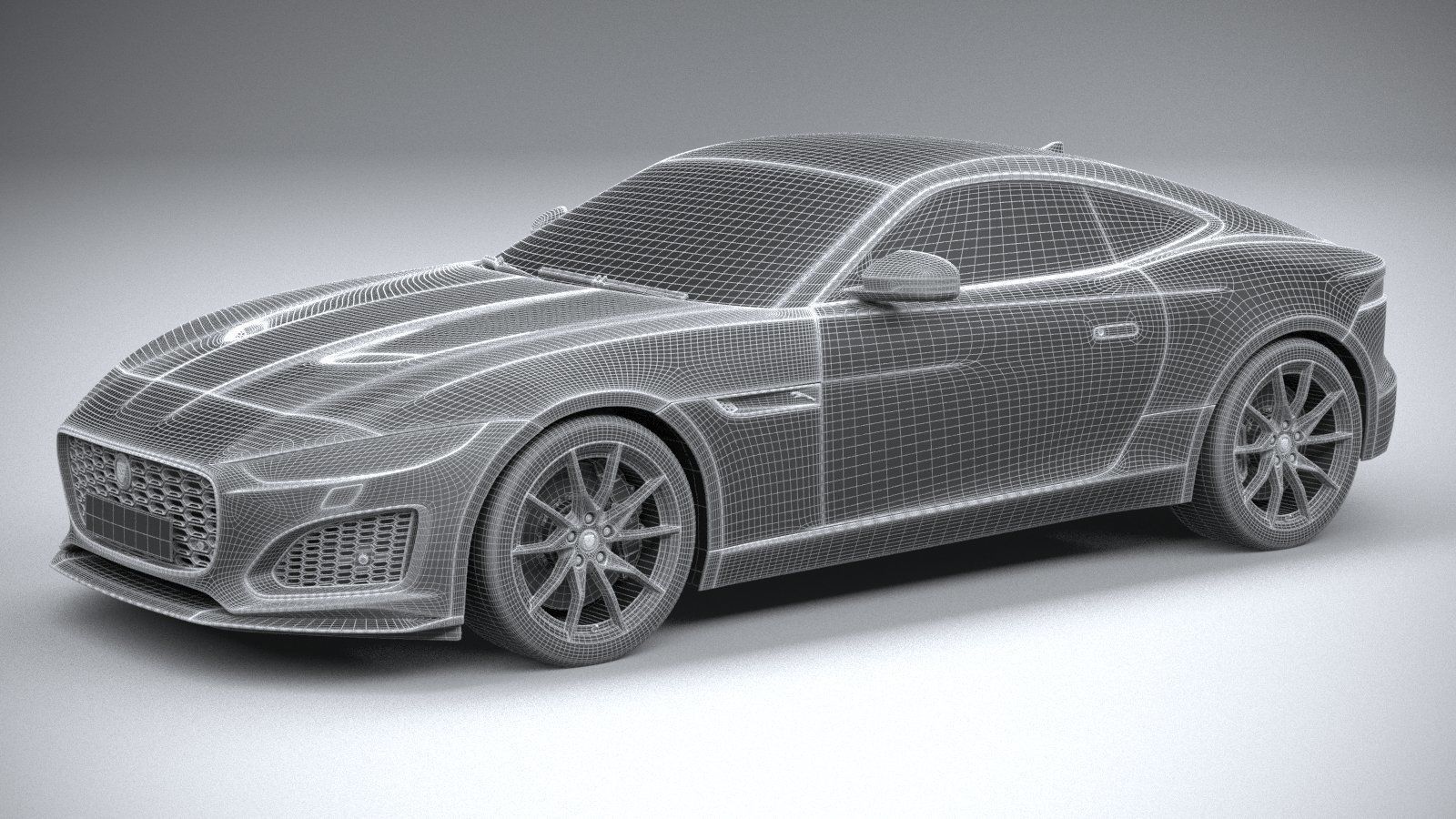 Jaguar F-Type Regular Coupe 2021 3D model_29