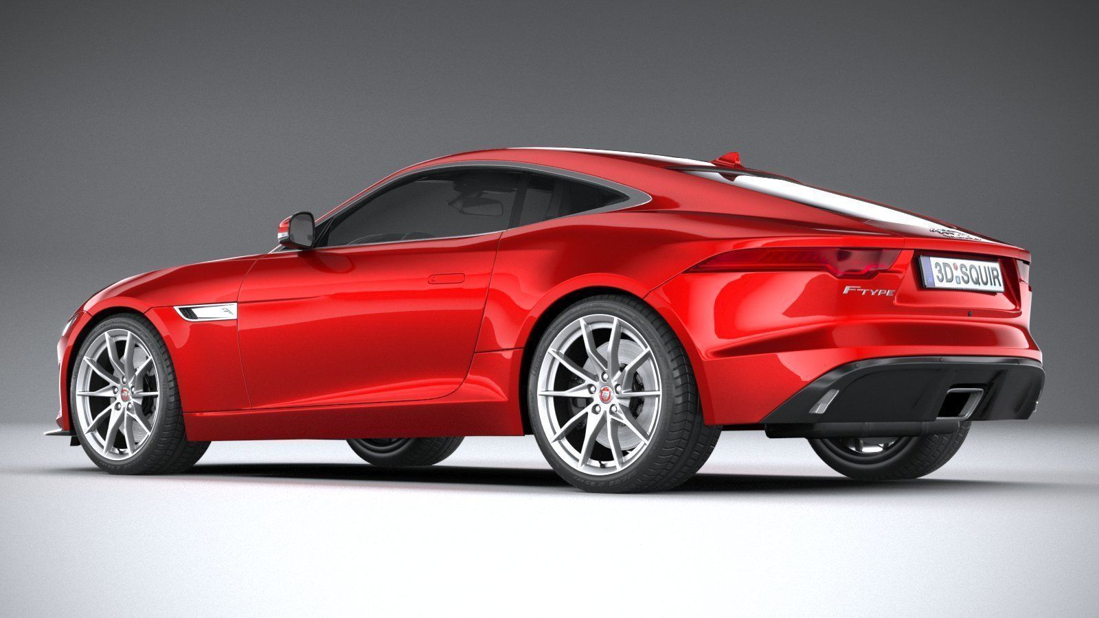 Jaguar F-Type Regular Coupe 2021 3D model_5