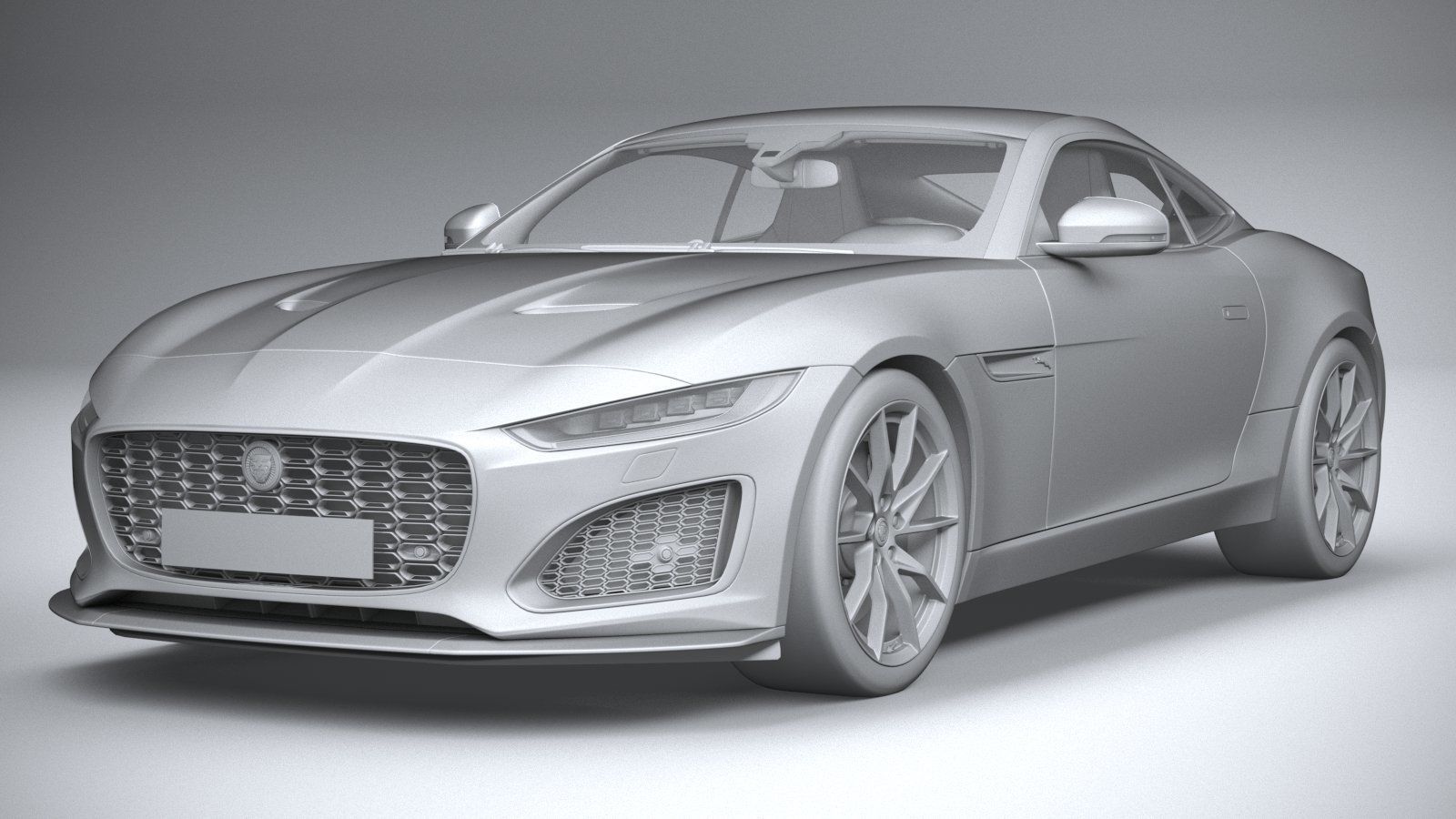 Jaguar F-Type Regular Coupe 2021 3D model_20