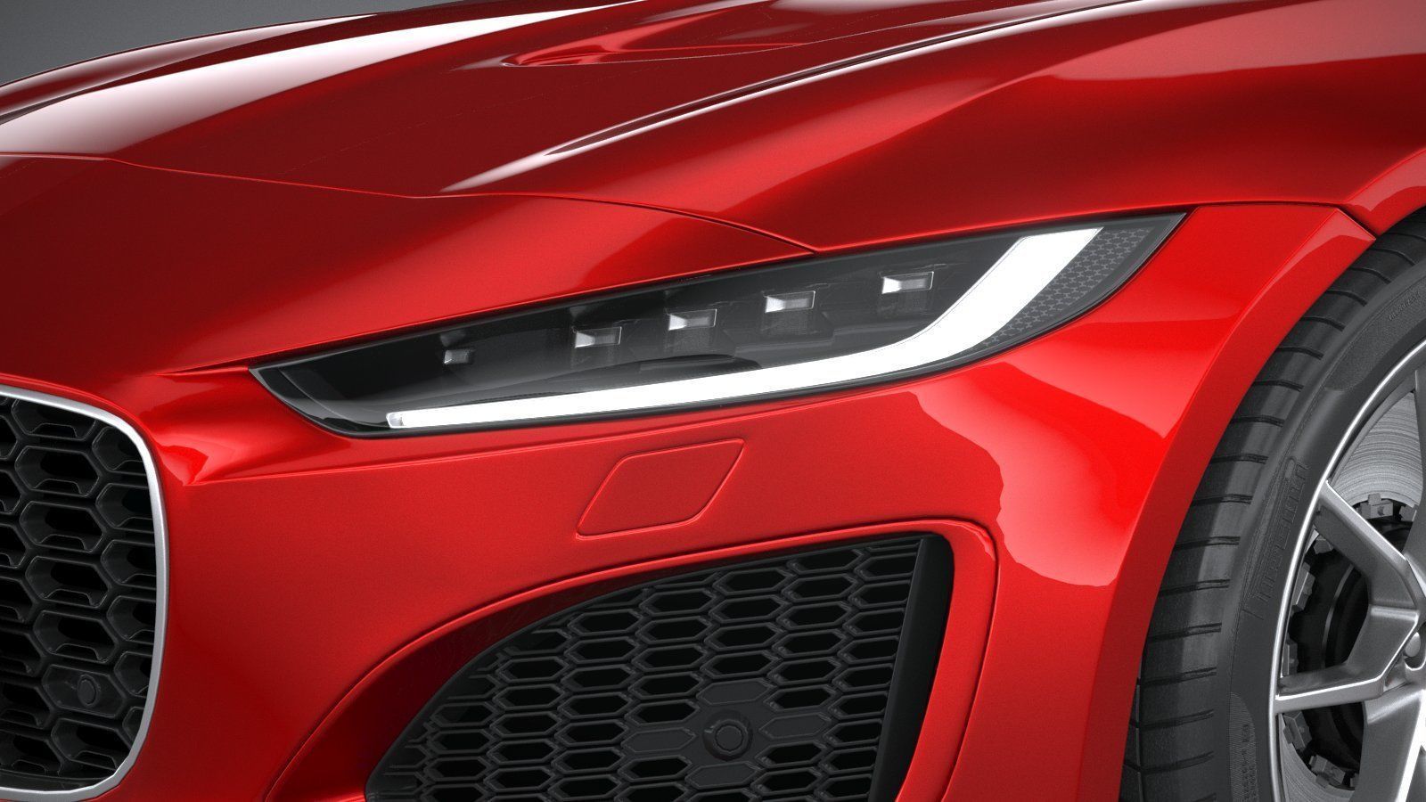 Jaguar F-Type Regular Coupe 2021 3D model_14