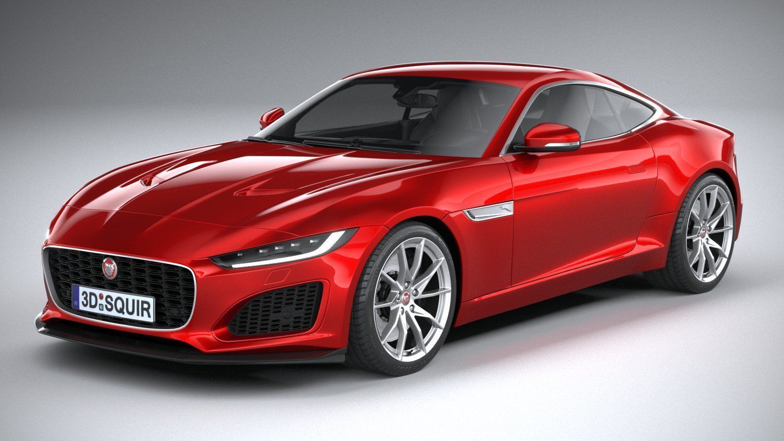 Jaguar F-Type Regular Coupe 2021 3D model_1