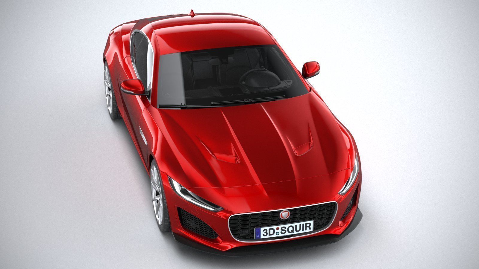 Jaguar F-Type Regular Coupe 2021 3D model_12