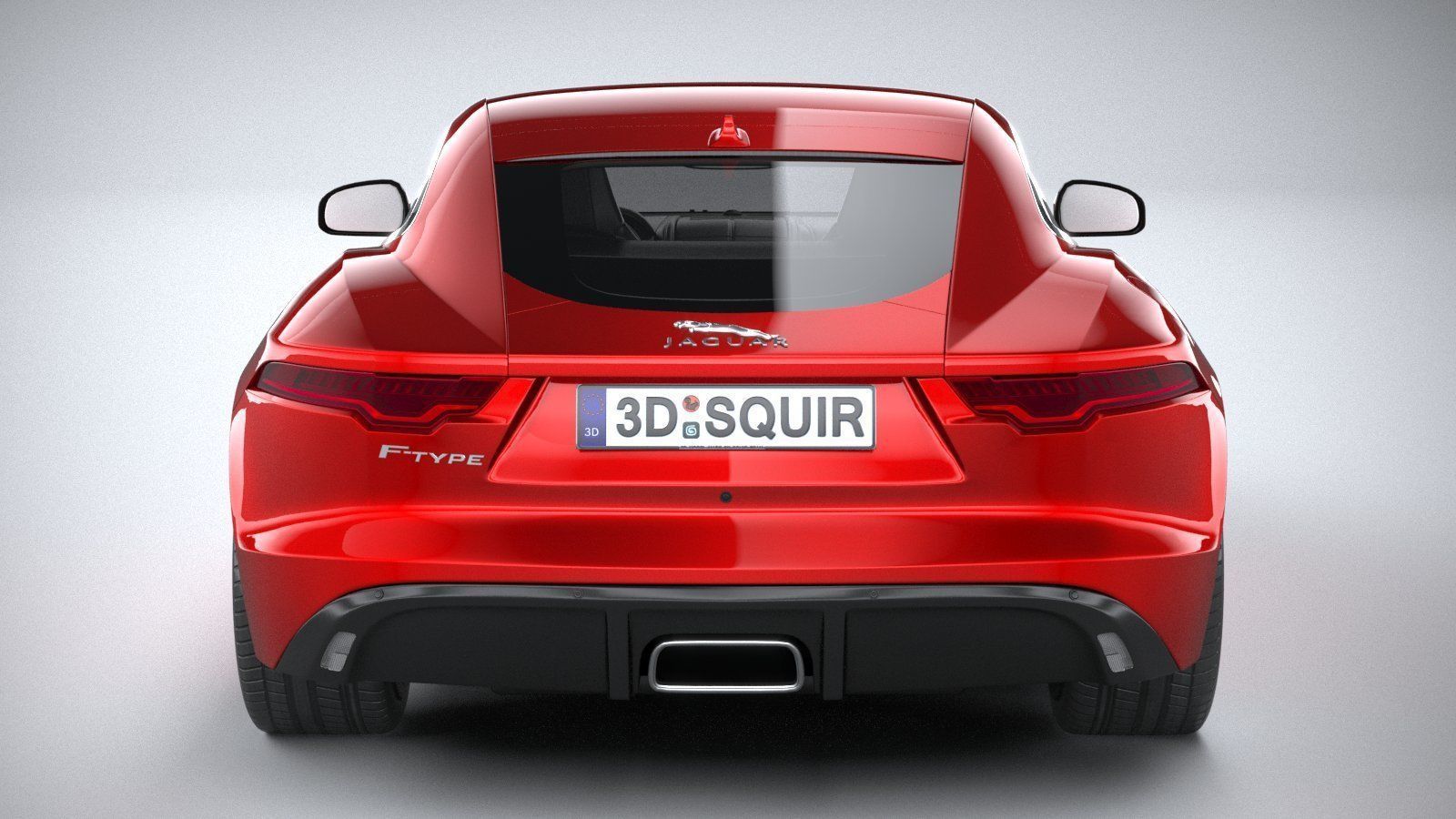 Jaguar F-Type Regular Coupe 2021 3D model_4