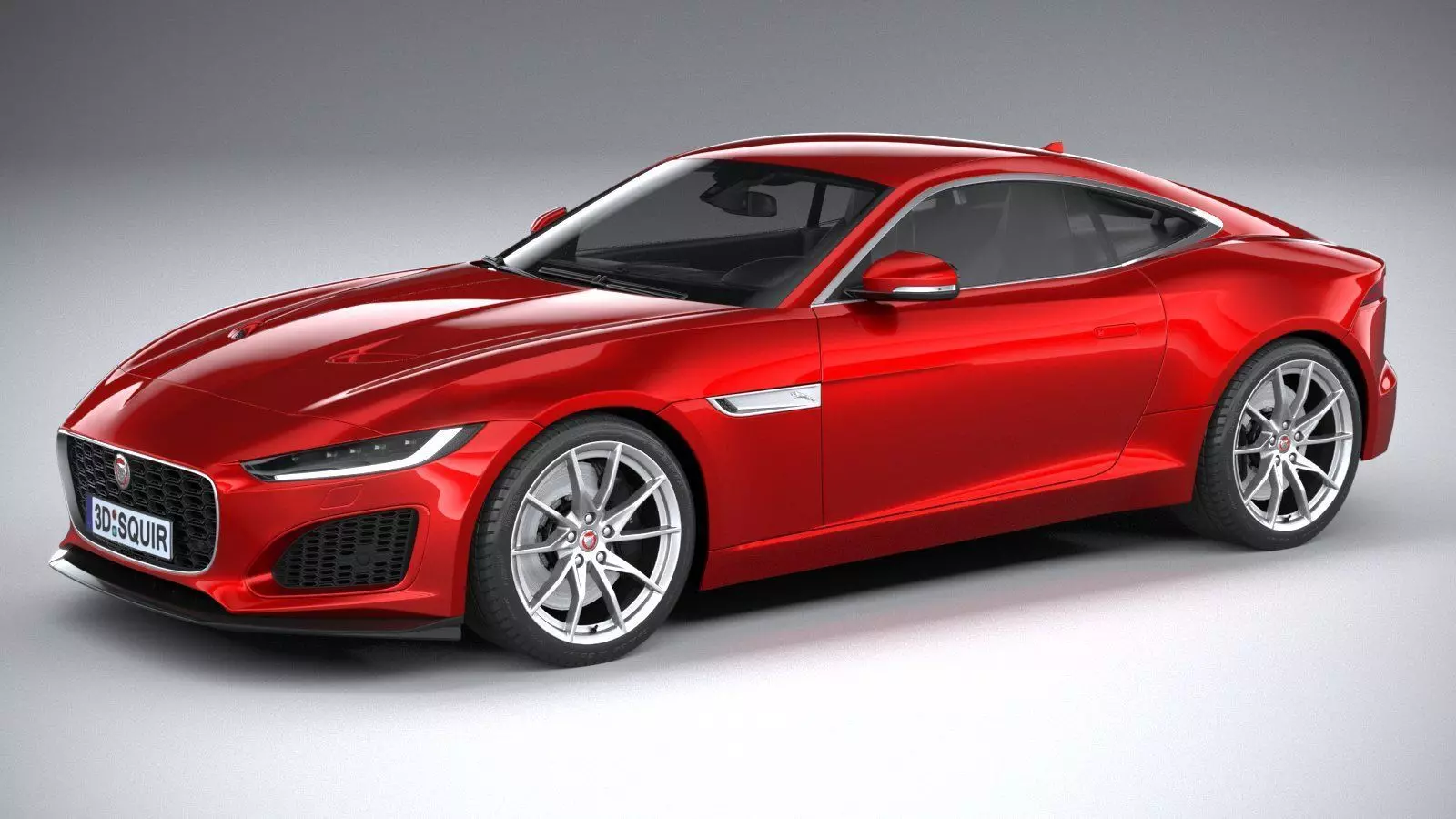 Jaguar F-Type Regular Coupe 2021 3D model_0
