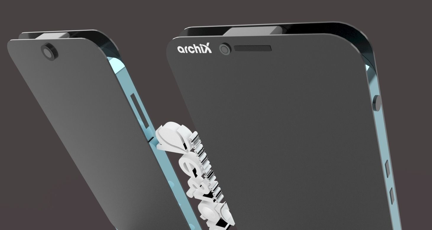 Archix Smartphone 3D model_3