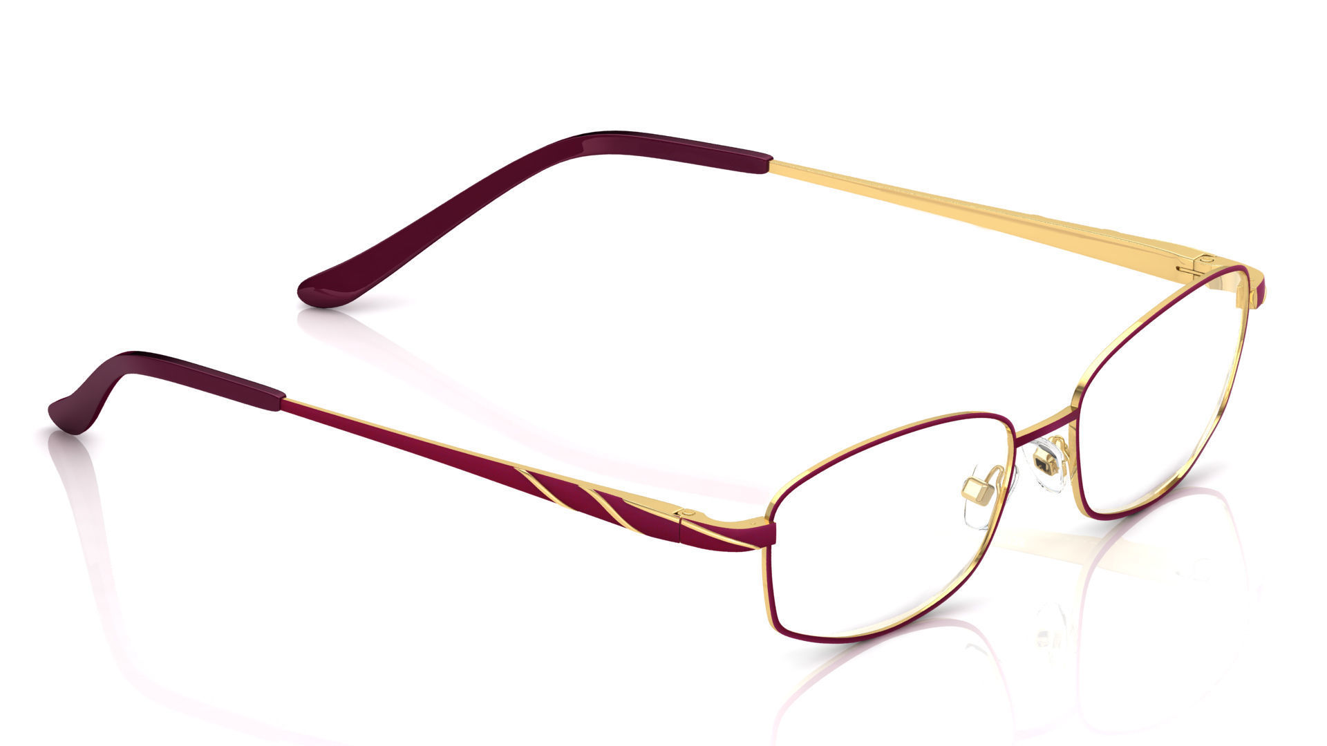 Eyeglasses for Men and Women 3D print model_3