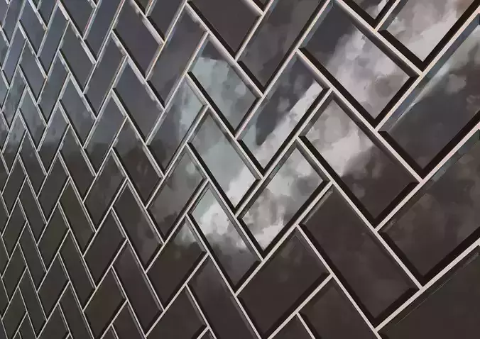 Black Tiles  material Seamless 