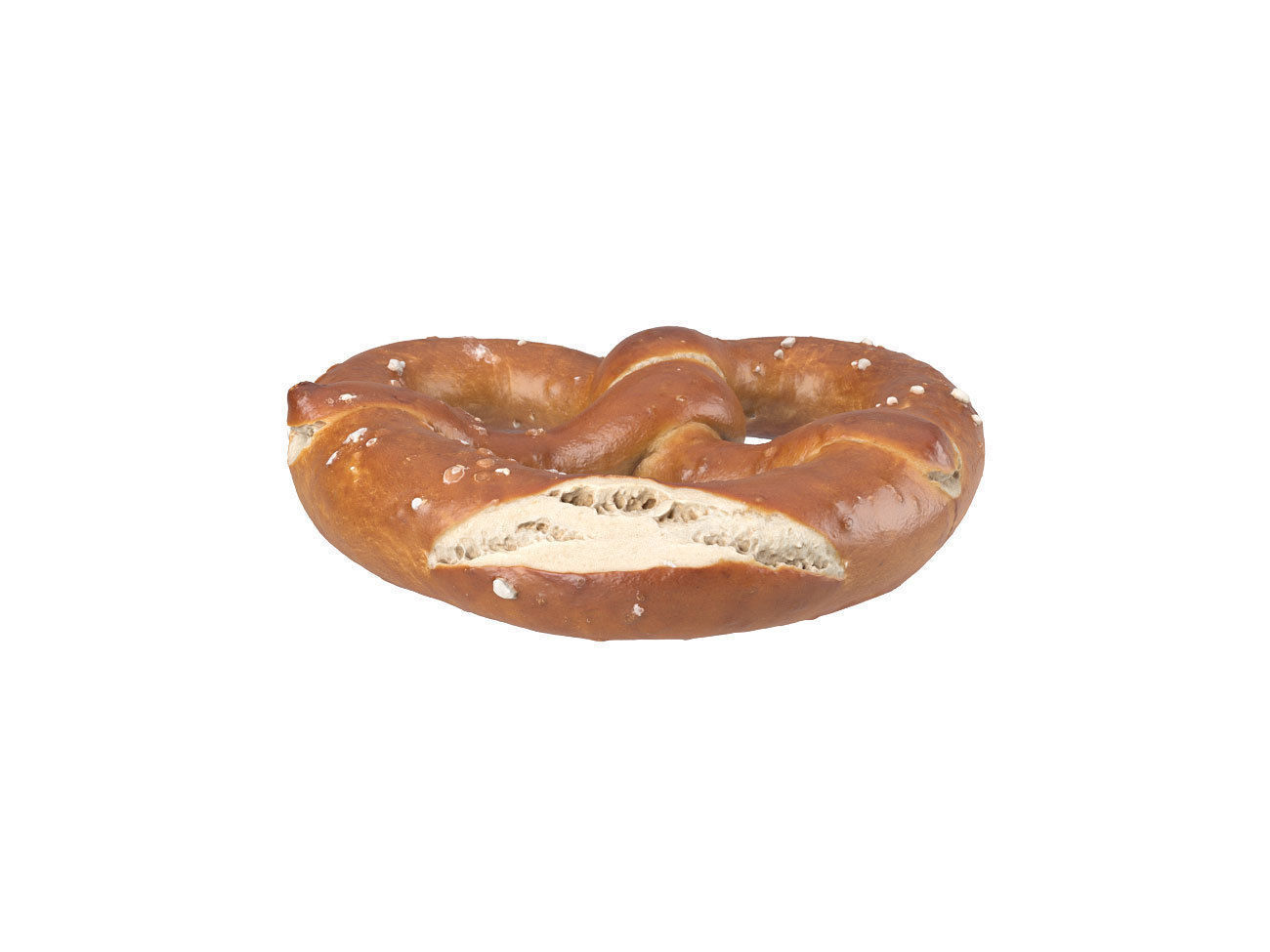 Photorealistic Pretzel 3D Scan 3D model_2