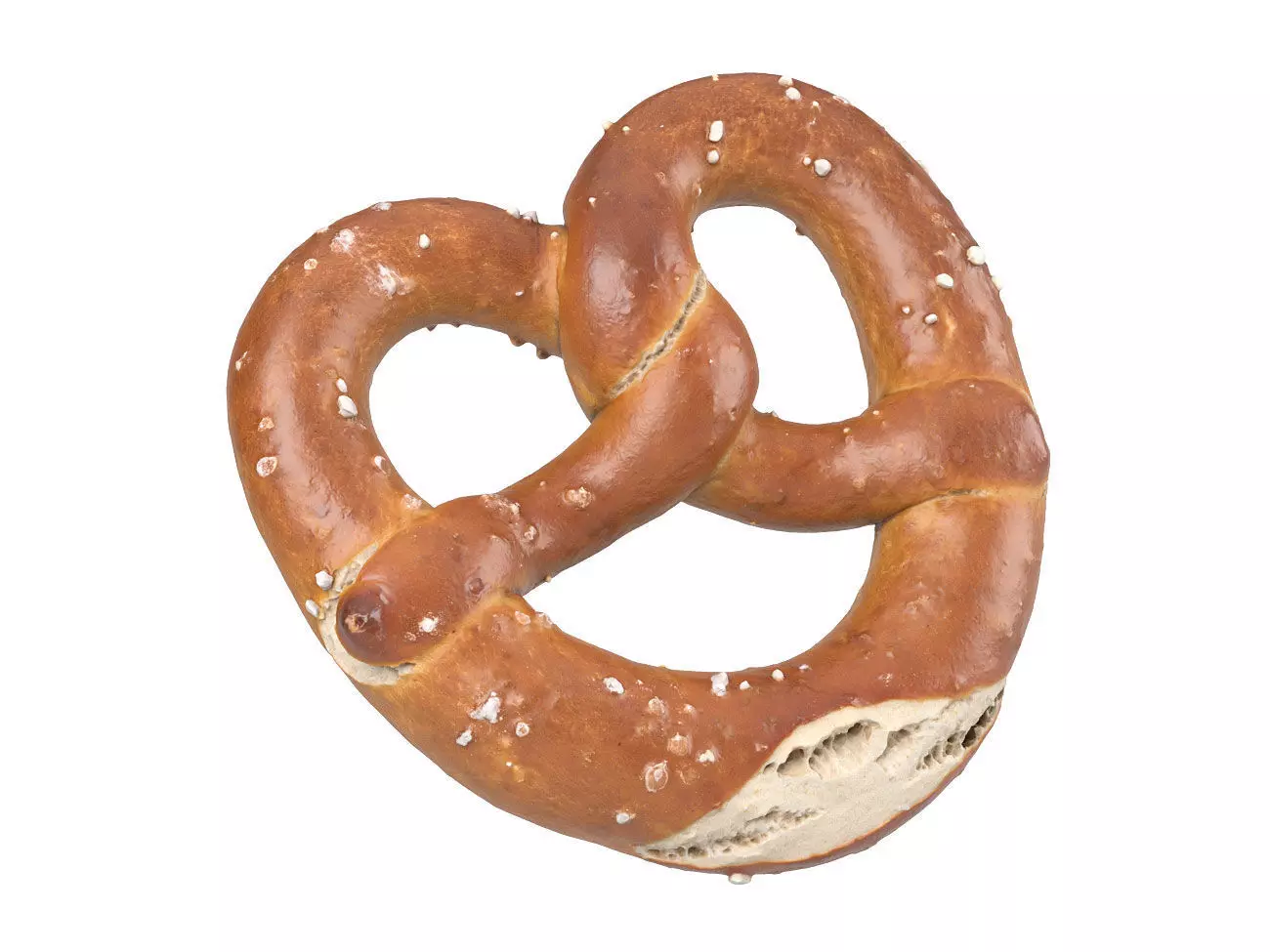 Photorealistic Pretzel 3D Scan 3D model_0
