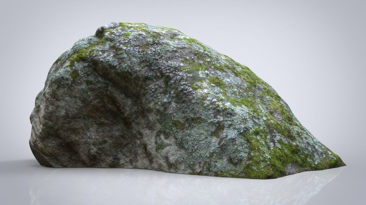 RIVER ROCK 3D model_2