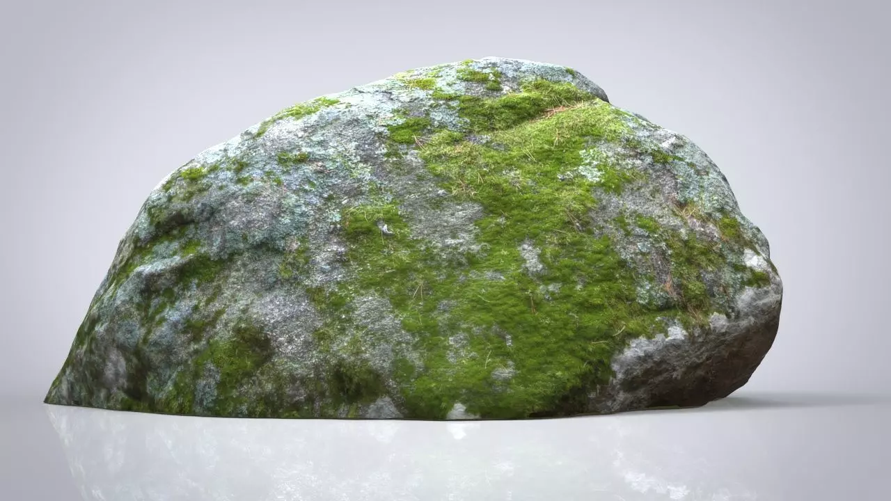 RIVER ROCK 3D model_0