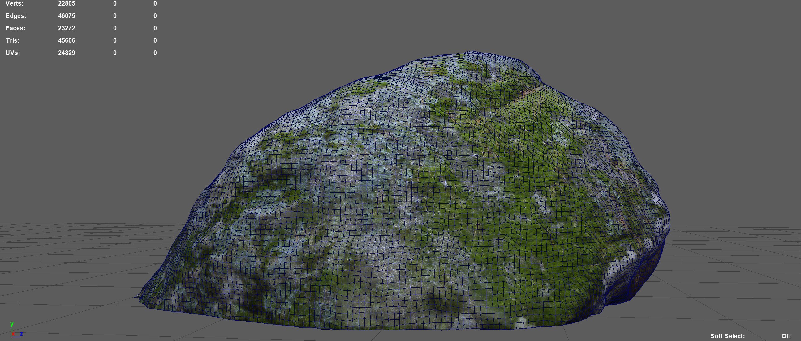 RIVER ROCK 3D model_6