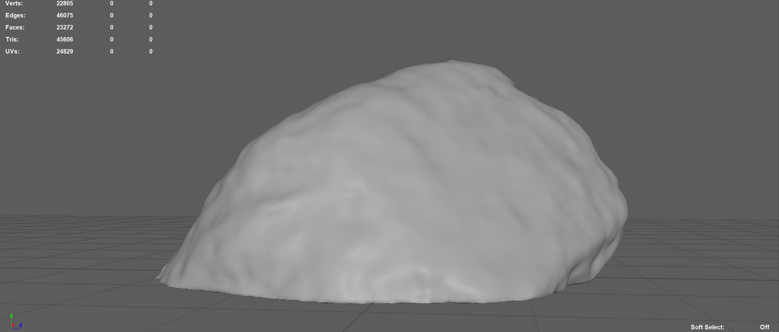RIVER ROCK 3D model_5
