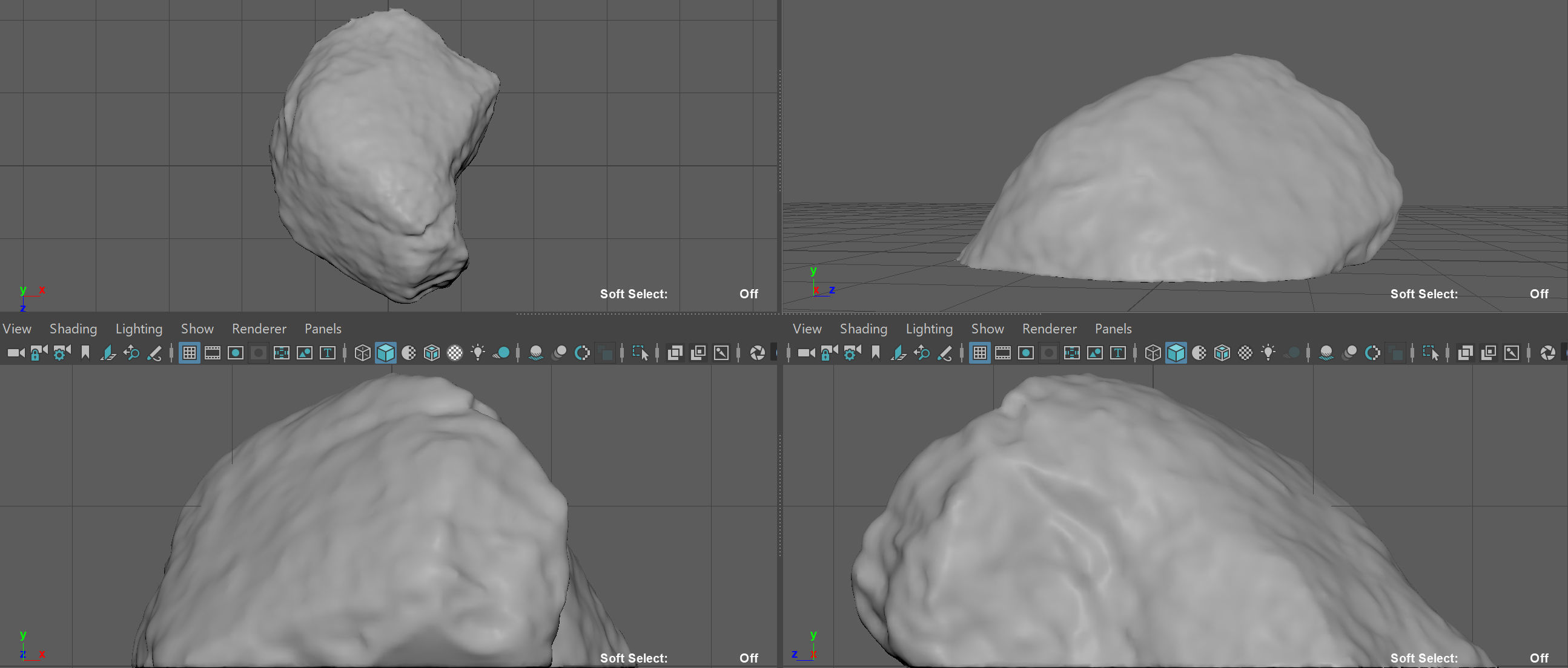 RIVER ROCK 3D model_8