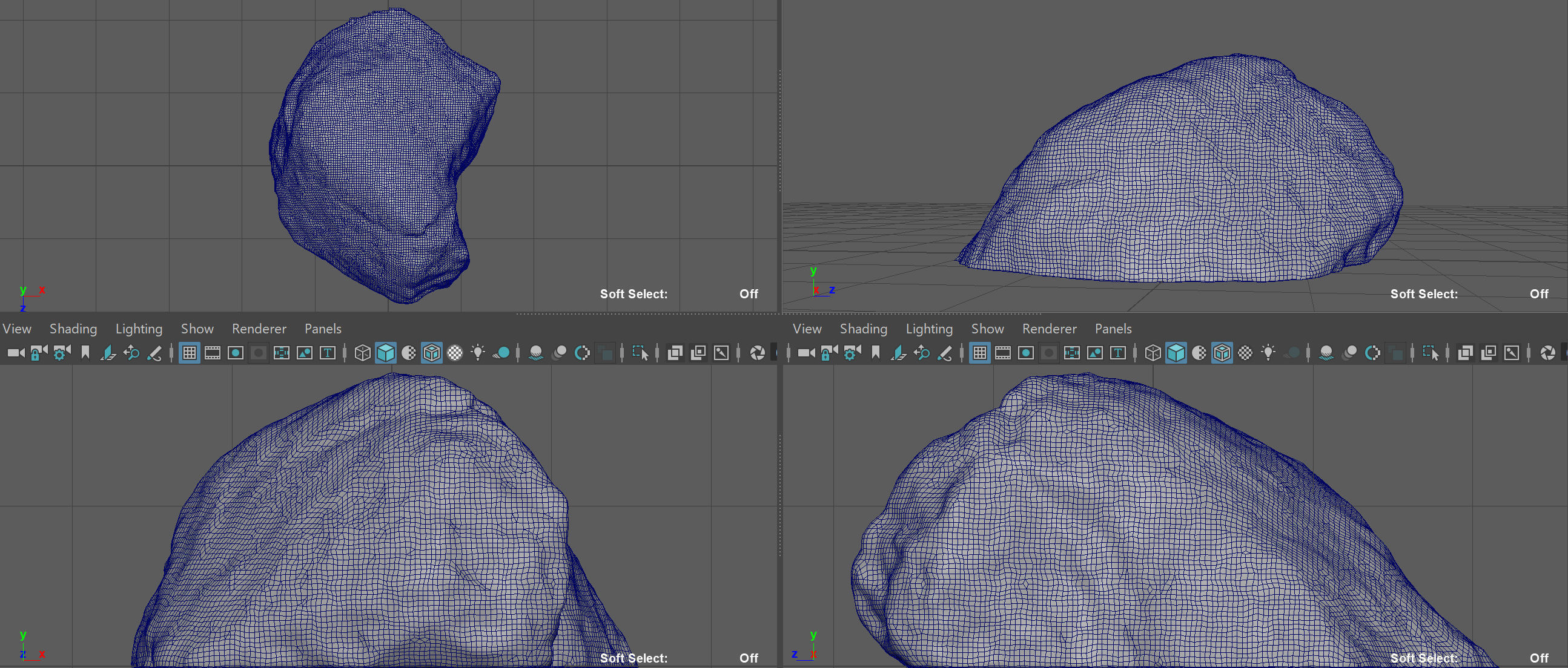 RIVER ROCK 3D model_9