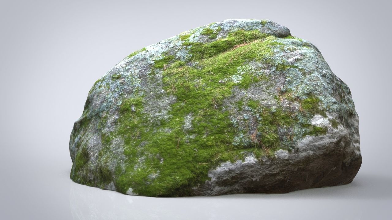 RIVER ROCK 3D model_1