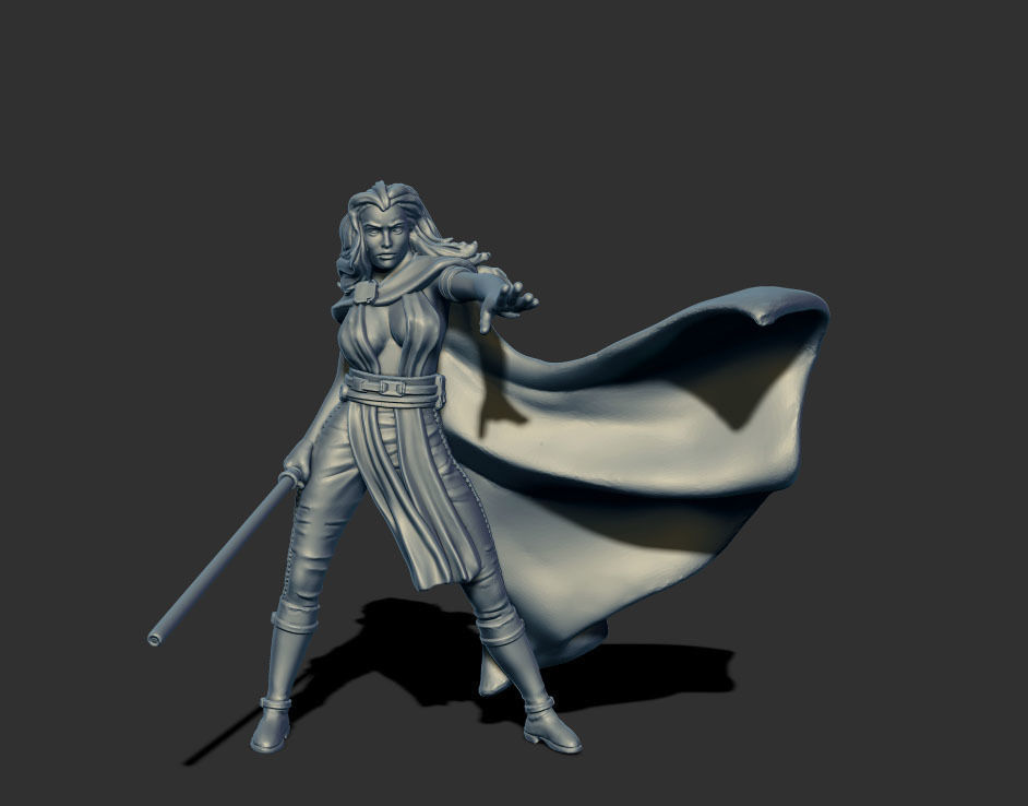 Light side bundle II - masters and apprentices 35 mm scale  3D print model_25