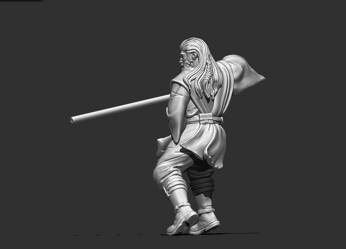 Light side bundle II - masters and apprentices 35 mm scale  3D print model_41